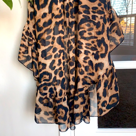 High-Low Animal Print Ruffled Dress 🐆 - Picture 6 of 11